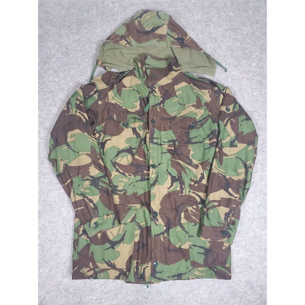 British Army 1980s Combat Smock DPM Brushstroke Woodland Cam Large Vintage
